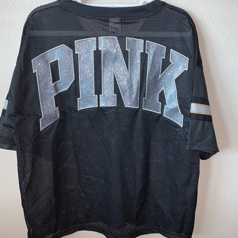 VS Pink Glitter Jersey